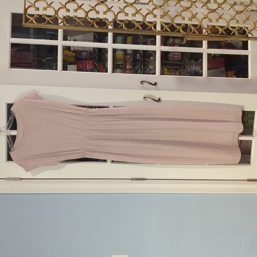 Short sleeve maxi dress